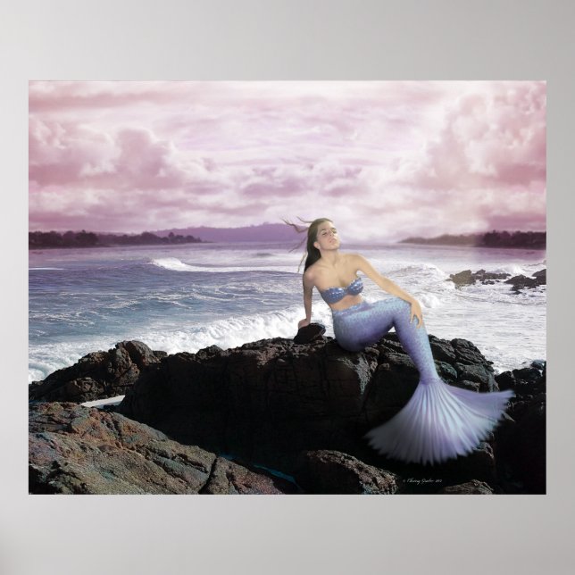 Poster Sirène Sur Le Rivage (Devant)