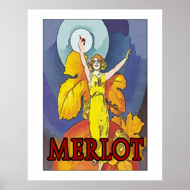 Poster Sirène, Vin (Devant)