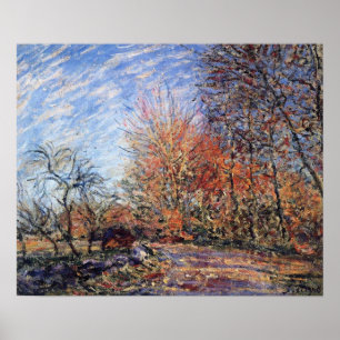 Poster Sisley - La Périphérie De La Forêt De Fontaineblea