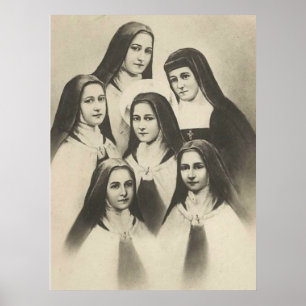 Poster Sisters of St. Therese of Lisieux Little Flower
