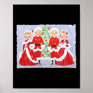 Poster Sisters White Christmas Movie 1954 Fêtes Noël Sn