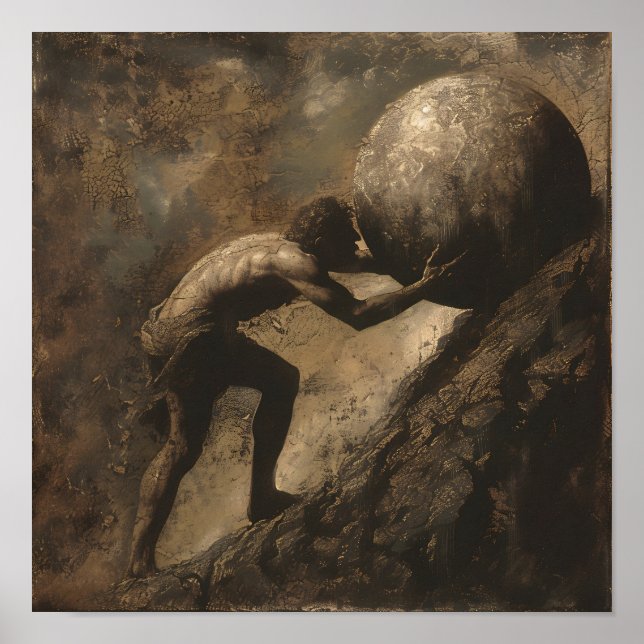 Poster Sisyphus et son âme (Devant)