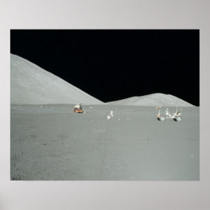Poster Site d'atterrissage d'Apollo 17