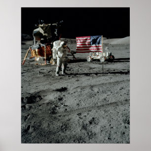 Poster Site d'atterrissage d'Apollo 17