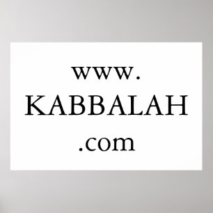 Poster site web de kabbalah