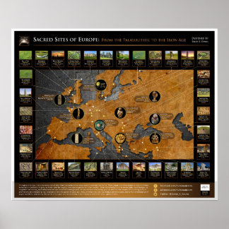 Poster Sites sacrés d'Europe