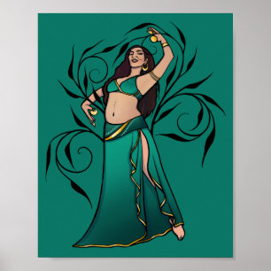 Poster Sivoney Danseuse du ventre Déesse