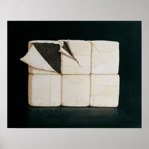 Poster Six Paquets empilés