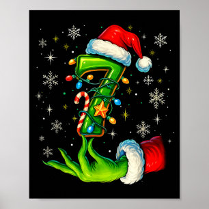 Poster Six Seven 67 Mème Drôle de Noël Couple Corresponda