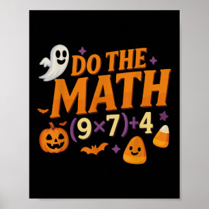 Poster Six Seven 67 Mème Faites Le Calcul Halloween Alpha