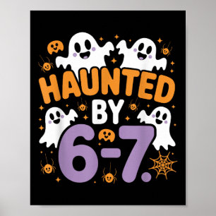 Poster Six Seven 6 7 Hanté Mème 67 Main de Squelette Hall