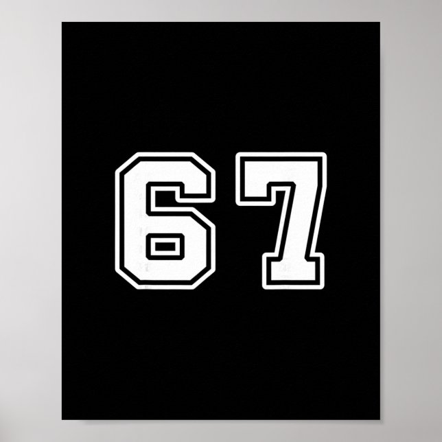 Poster Six Seven 6 7 Mème 67  (Devant)