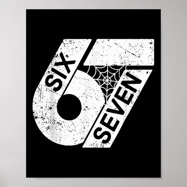 Poster Six Seven 6 7 Mème 6 7 Costume d'Halloween  (Devant)