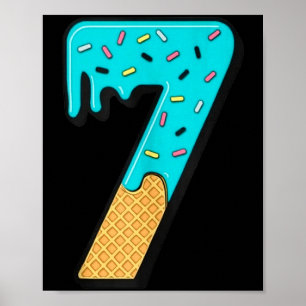 Poster Six Seven Crème Glacée 67 Fun Mason Mème Facile Ha