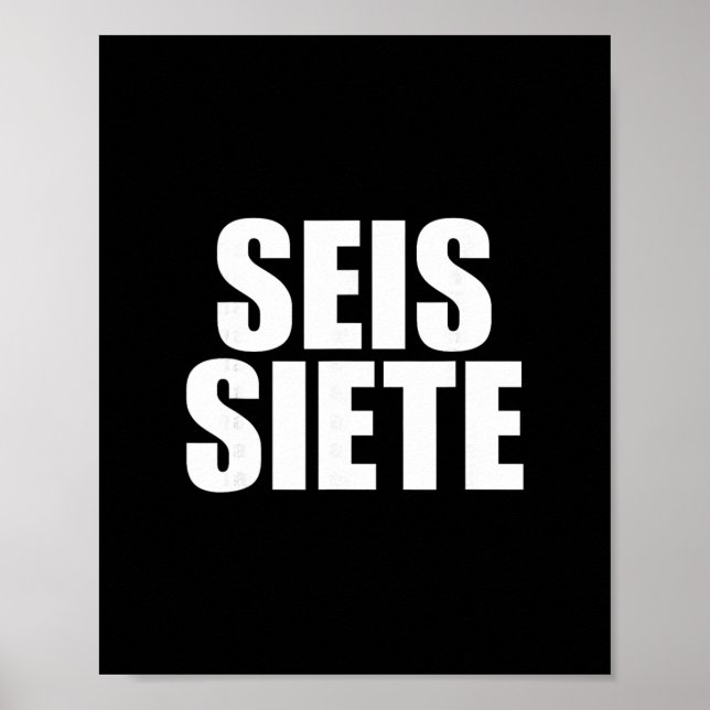 Poster Six Seven Espagnol  (Devant)