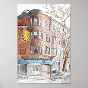 Poster Sixième avenue, Pente du parc