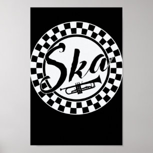 Poster Ska Musik Trompete Swing Jazz Musikstil