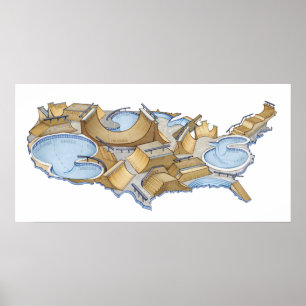 Poster SkatePark USA