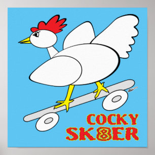 Poster Skater Cocky