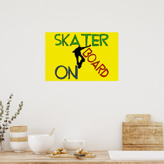 Poster - Skater On Board