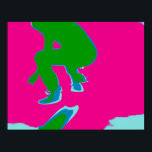 Poster Skater Pop Art<br><div class="desc">Poster Skater Pop Art</div>