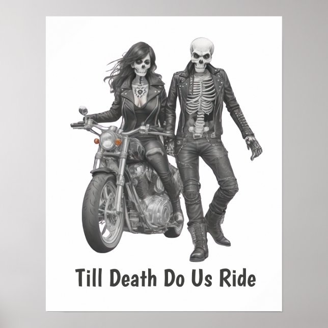 Poster Skeleton Couple (Devant)