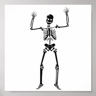 Poster Skeleton d'Halloween