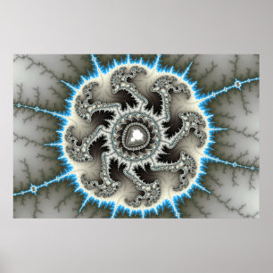 Poster Skelewheel - Art fractal