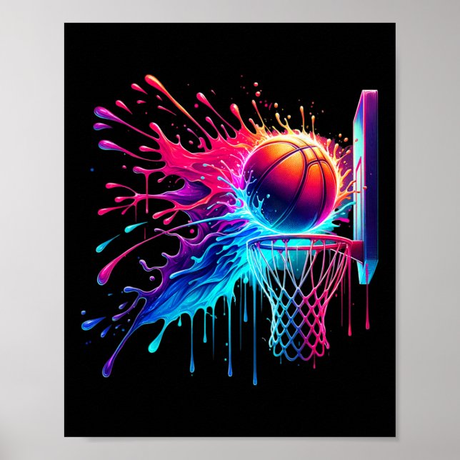 Poster Sketll Hoop Net Shirt For Boys Men Teen Ice Cream  (Devant)