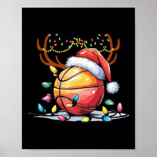 Poster Sketto de Noël Père Noël Reindeer Sport Hommes Enf