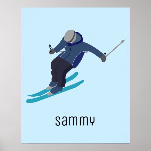 Poster Ski (Devant)