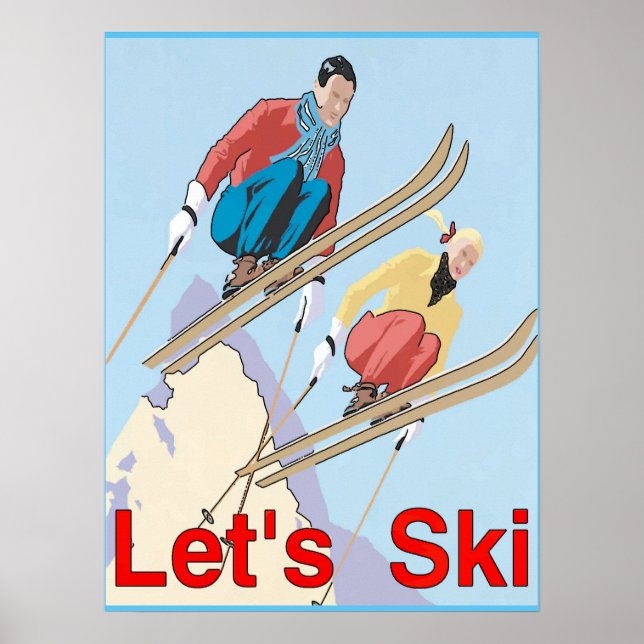 Poster Ski (Devant)