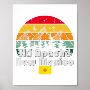 Poster Ski Apache Nouveau-Mexique