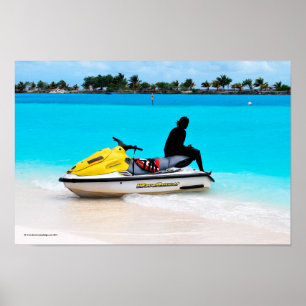 Poster Ski de jet