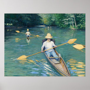 Poster Ski - Gustave Caillebotte Art