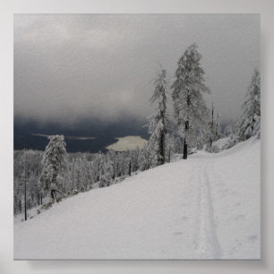 Poster Ski @ Hull Mountain photo agrandissement