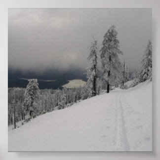 Poster Ski @ Hull Mountain photo agrandissement