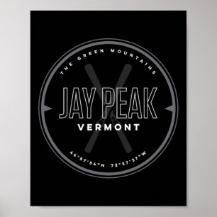 Poster Ski Jay Peak Vermont