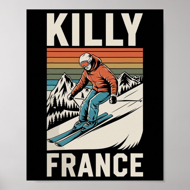 Poster Ski Killy France (Devant)