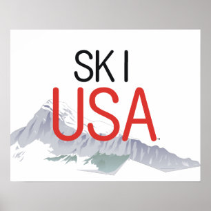 Poster Ski SUPÉRIEUR Etats-Unis