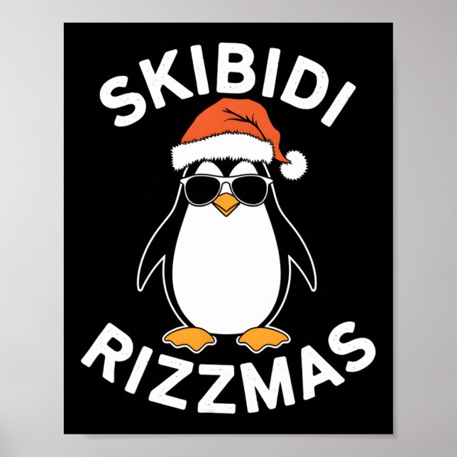 Poster Skibidi Rizzmas Funny Noël Saison P (Devant)