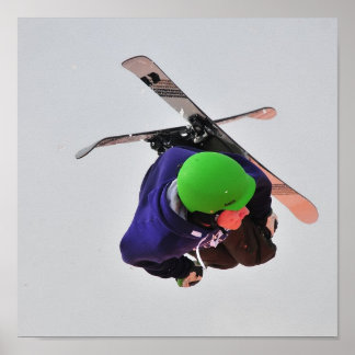 Poster skieur
