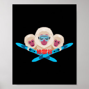 Poster Skieur de Nagano 