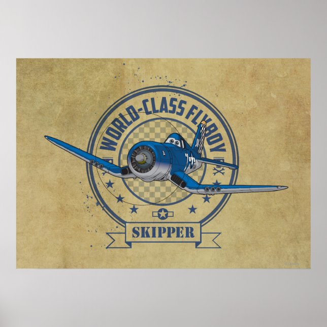 Poster Skipper - Flyboy de classe mondiale (Devant)