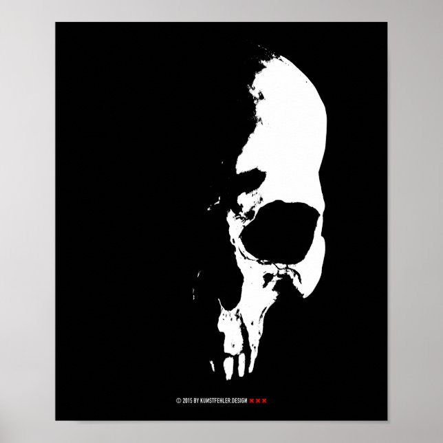Poster skull (Devant)