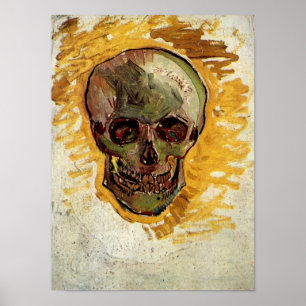Poster Skull Still Life (F297a) Van Gogh Fine Art