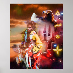 Poster SKY DANCER Native American