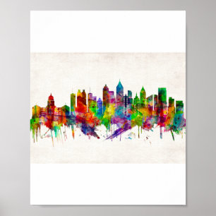 Poster Skyline Atlanta Georgia