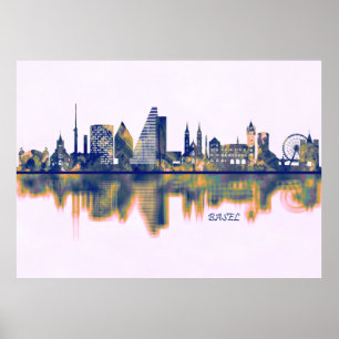 Poster Skyline de Bâle