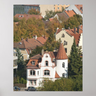 Poster Skyline de Bamberg, Allemagne